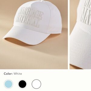 Anthropologie White Hat